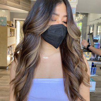 Salon ONE 9 - Curtain bangs - Makeup Artists Near Me - Walnut, California