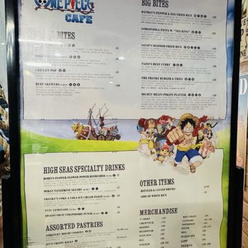 One Piece Cafe - Menu - Themed Cafes Near Me - Las Vegas, Nevada One Piece Cafe - Menu - Themed Cafes Near Me - Las Vegas, Nevada
