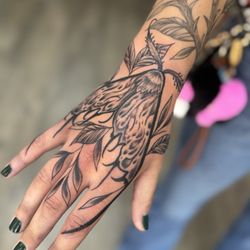 Painted Pony Tattoo - Moth tattoo