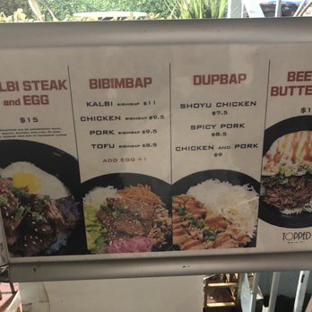 Topped Waikiki - Menu - Korean Near Me - Honolulu, Hawaii Topped Waikiki - Menu - Korean Near Me - Honolulu, Hawaii