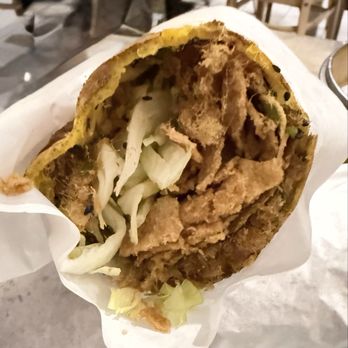Mini Potstickers - Chinese burrito with shredded pork (pork floss) - Chinese Near Me - San Francisco, California Mini Potstickers - Chinese burrito with shredded pork (pork floss) - Chinese Near Me - San Francisco, California