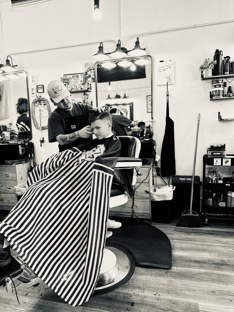 Sunday School Barbershop Logo