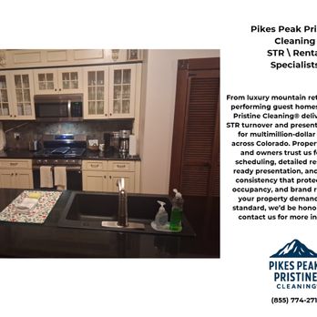 Pikes Peak Pristine Cleaning - From luxury mountain retreats to high-performing guest homes, Pikes Peak Pristine Cleaning® delivers premier STR turnover and presentation - Home Cleaning Near Me - Fountain, Colorado
