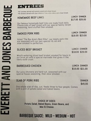 Menu photo 8 Everett & Jones BBQ Rohnert Park, CA Menu photo 8 Everett & Jones BBQ Rohnert Park, CA