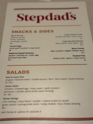 Menu photo 5 Stepdad’s Sacramento, CA Menu photo 5 Stepdad’s Sacramento, CA