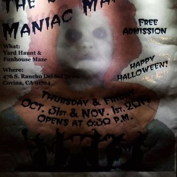 Maniac Mansion - Haunted Houses Near Me - Covina, California Maniac Mansion - Haunted Houses Near Me - Covina, California