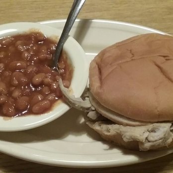 Hursey's Bar-B-Q - Baked Beans & Sliced BBQ Sandwich - Barbeque Near Me - Burlington, North Carolina Hursey's Bar-B-Q - Baked Beans & Sliced BBQ Sandwich - Barbeque Near Me - Burlington, North Carolina