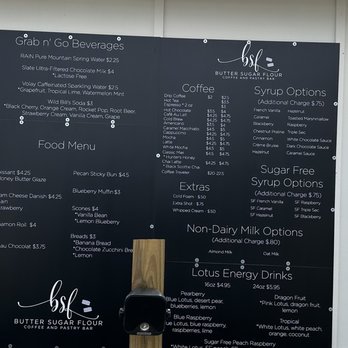 Butter Sugar Flour - Menu - Bakeries Near Me - Trafalgar, Indiana