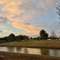 Easton Commons Nature Park - The park has a small pond with benches along the side allowing you to sit, enjoy the view and relax.