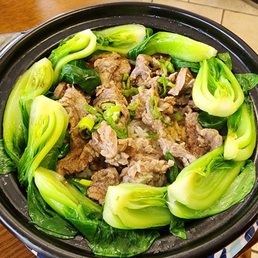 Beef clay pot rice