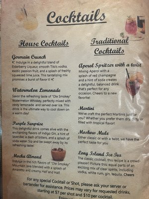 Menu photo 1 Old Heidelberg Fort Lauderdale, FL Menu photo 1 Old Heidelberg Fort Lauderdale, FL