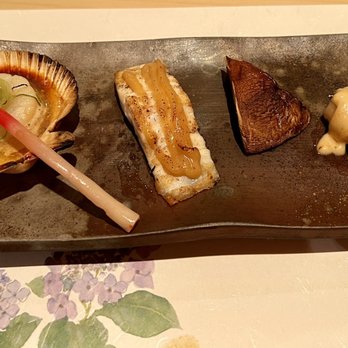 Kabuto - Seasonal Grill - Scallop, delicious fish,  portobello mushroom, and Shrimp - Sushi Bars Near Me - Las Vegas, Nevada