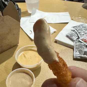 Cow & Cheese - Fries with CC sauce, has a horseradish flavor to it - Burgers Near Me - Maitland, Florida Cow & Cheese - Fries with CC sauce, has a horseradish flavor to it - Burgers Near Me - Maitland, Florida