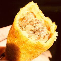 G Bakery - Beef empanada (Colombian style) filled and tasty!