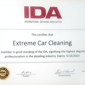 Extreme Car Cleaning - We are recognized as a Professional Grade Detailing Shop and are in good standing with the IDA. - Auto Detailing Near Me - Tecumseh, Ontario Extreme Car Cleaning - We are recognized as a Professional Grade Detailing Shop and are in good standing with the IDA. - Auto Detailing Near Me - Tecumseh, Ontario