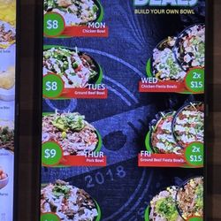 Nightly specials