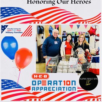 Alpha Male Spa - HEB partner with Alpha Male Spa honoring our Veterans Operation Appreciation 2025 Alpha Male Spa Practitioner for VA - Waxing Near Me - McAllen, Texas Alpha Male Spa - HEB partner with Alpha Male Spa honoring our Veterans Operation Appreciation 2025 Alpha Male Spa Practitioner for VA - Waxing Near Me - McAllen, Texas