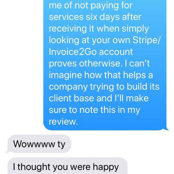 Atlantic Mobile Paintless Dent Repair - Kevin wants downplay his voicemail. I saved it and these screenshots of him apologizing for his accusatory and threatening tone. - Mobile Dent Repair Near Me Atlantic Mobile Paintless Dent Repair - Kevin wants downplay his voicemail. I saved it and these screenshots of him apologizing for his accusatory and threatening tone. - Mobile Dent Repair Near Me