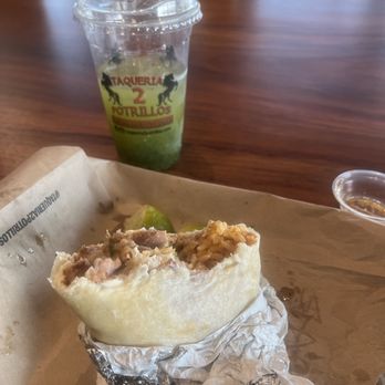 Taqueria 2 Potrillos - Fat Carnitas burrito and pepino agua Fresca - Mexican Near Me - Ontario, California Taqueria 2 Potrillos - Fat Carnitas burrito and pepino agua Fresca - Mexican Near Me - Ontario, California