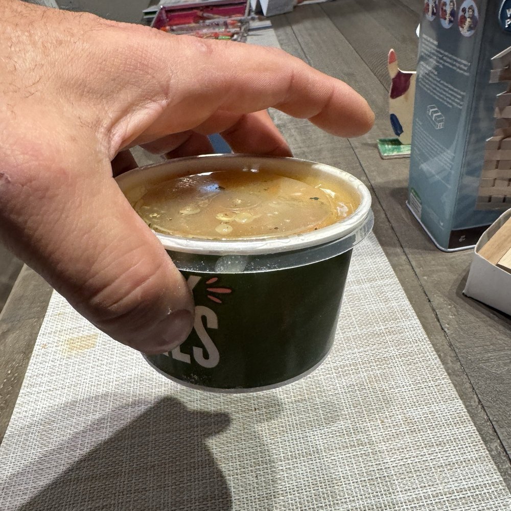 Panera Bread - This is a bowl of chicken soup. Wow. It is literally all water and super small. This place is definitely so expensive. Never again - Salad Near Me - Montclair, California Panera Bread - This is a bowl of chicken soup. Wow. It is literally all water and super small. This place is definitely so expensive. Never again - Salad Near Me - Montclair, California