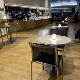 Relatively empty, expected since it's Wednesday night