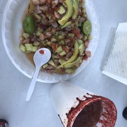 Tostadas de ceviche Tostadas de ceviche