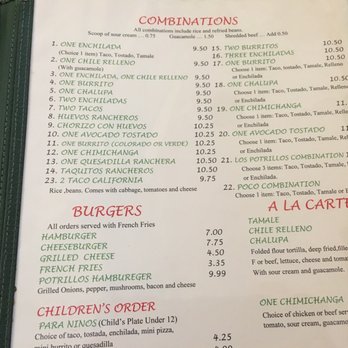 Los Potrillos - Menu - Mexican Near Me - Everett, Washington