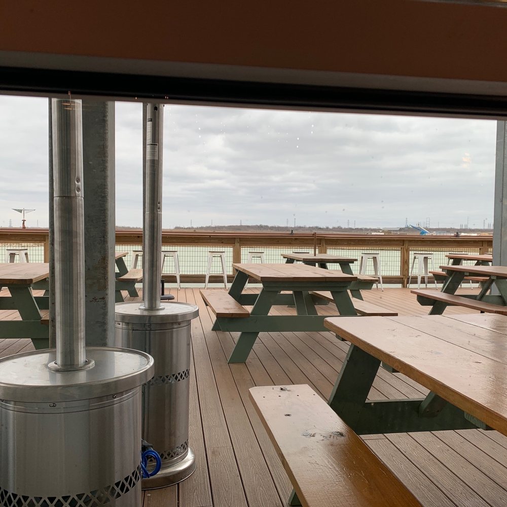 Flying Fish - I guess no one is on the patio because it's 34 degrees! - Seafood Near Me - Coppell, Texas