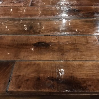 Lowcountry South Loop - loved these tables with the glossy finish! - Cajun/Creole Near Me - Chicago, Illinois