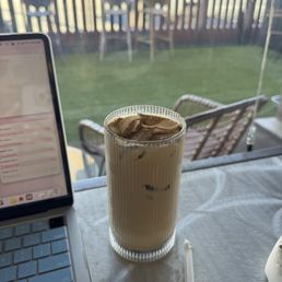 Iced Spanish latte