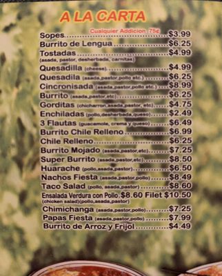 Menu photo 8 Taqueria Tampico Delano, CA Menu photo 8 Taqueria Tampico Delano, CA
