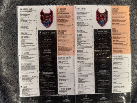 Menu photo 4 La Diable Mont-Tremblant, QC Menu photo 4 La Diable Mont-Tremblant, QC