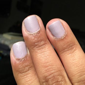 Gorgeous Nails - Color is cracked after requesting a matte finish - Nail Salons Near Me - Fort Worth, Texas