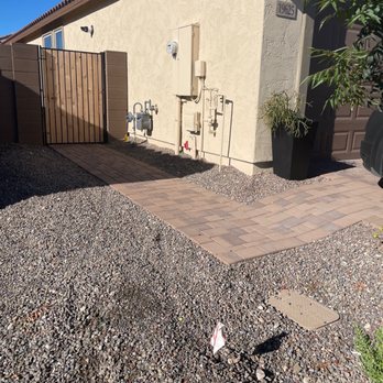 Diamond Stone & Synthetic Grass - Side walkway, Belgard pavers - Masonry/Concrete Near Me - Phoenix, Arizona Diamond Stone & Synthetic Grass - Side walkway, Belgard pavers - Masonry/Concrete Near Me - Phoenix, Arizona