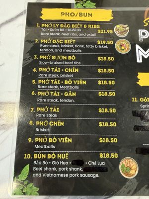 Menu photo 1 Pho Ly Kitchen San Jose, CA