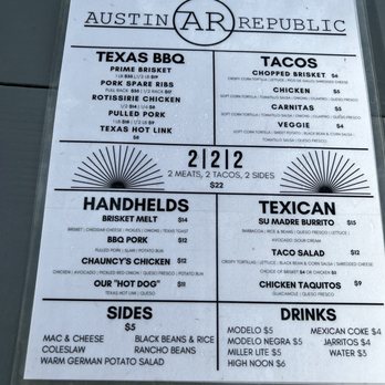 Austin Republic - Menu - Barbeque Near Me - West Palm Beach, Florida Austin Republic - Menu - Barbeque Near Me - West Palm Beach, Florida
