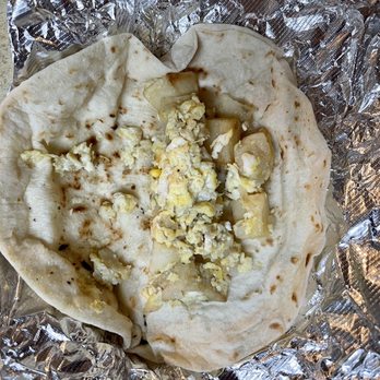 Cristan's Tacos - Potato and egg taco - Mexican Near Me - San Antonio, Texas
