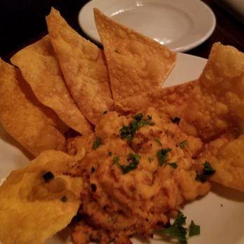 Fourk - lobster rangoon -- a dip, not what I expected but tasty.  we had to ask for more wontons. - New American Near Me - Hickory, North Carolina