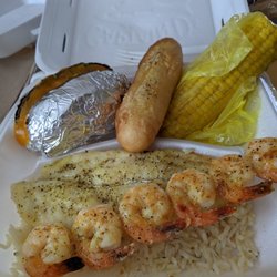CAPTAIN D'S - Grilled White Fish & Shrimp Skewer