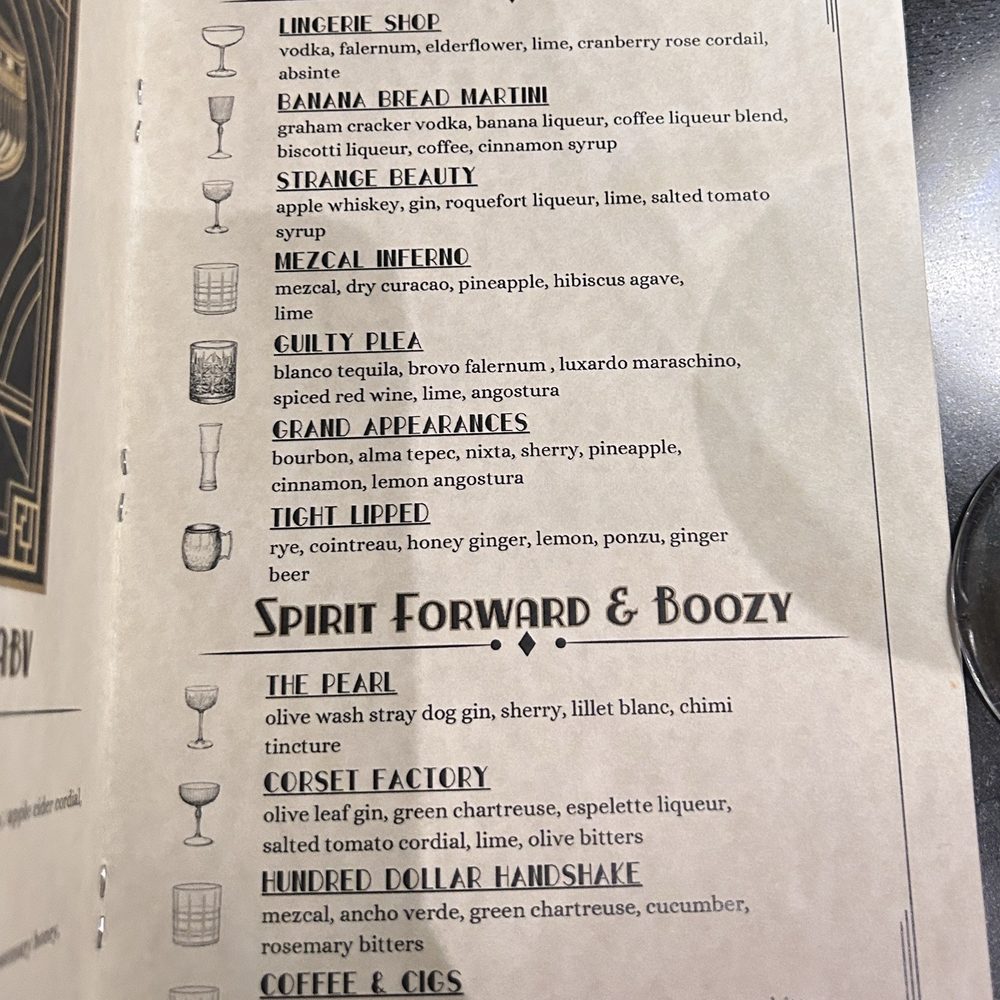 Polly’s - menu apr 2026 - Speakeasies Near Me - New York, New York Polly’s - menu apr 2026 - Speakeasies Near Me - New York, New York