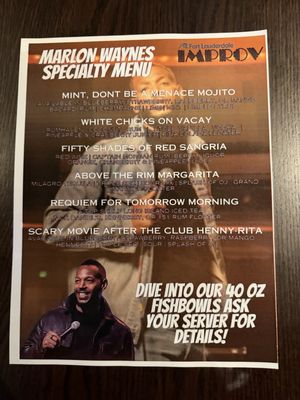 Menu photo 5 Fort Lauderdale Improv Dania Beach, FL Menu photo 5 Fort Lauderdale Improv Dania Beach, FL