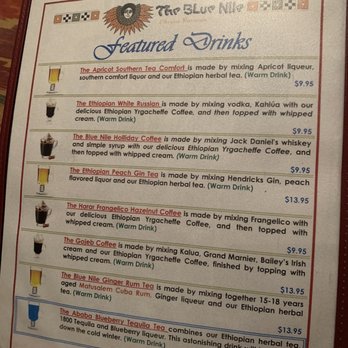 The Blue Nile - Featured drinks - Ethiopian Near Me - Ann Arbor, Michigan The Blue Nile - Featured drinks - Ethiopian Near Me - Ann Arbor, Michigan