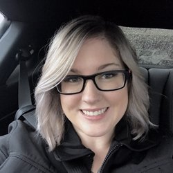 Hair By Britani Vaught - W Salon Suites - Silver blonde hair with dark roots, exactly what I wanted!