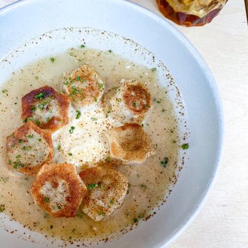 Mink - Pelmeni (potatoes in the filing overpowers the fish, taste is not bad but a little on the bland side) - Seafood Near Me - Detroit, Michigan Mink - Pelmeni (potatoes in the filing overpowers the fish, taste is not bad but a little on the bland side) - Seafood Near Me - Detroit, Michigan