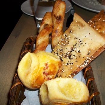 L'Abattoir - Bacon/Cheese biscuits, Anchovy Breadsticks and Lemony & then Cuminy crispy cracker type stuff. - French Near Me - Vancouver, British Columbia L'Abattoir - Bacon/Cheese biscuits, Anchovy Breadsticks and Lemony & then Cuminy crispy cracker type stuff. - French Near Me - Vancouver, British Columbia