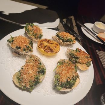 The Charcoal Room - Rockefeller oyster - Seafood Near Me - Las Vegas, Nevada The Charcoal Room - Rockefeller oyster - Seafood Near Me - Las Vegas, Nevada