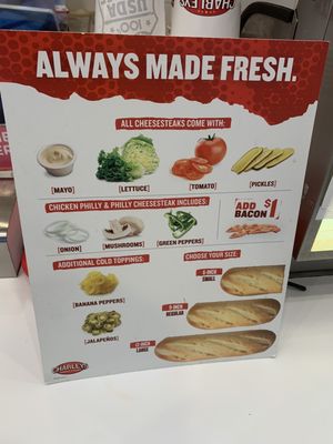 Menu photo 2 Charleys Cheesesteaks Edison, NJ
