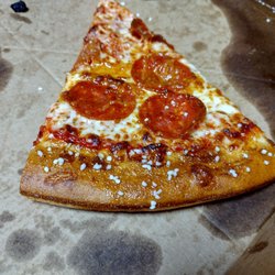 Little Caesars Pizza - Pretzel crust hot n ready: It's basically a normal crust with chunky salt sprinkled on the crust and pizza. It's salt pizza.