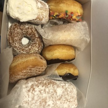 Doughboy Donuts & Deli - Lemon sticks, cream filled, fruity pebbles, jelly - Donuts Near Me - Boston, Massachusetts