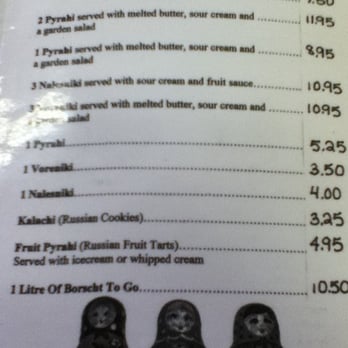 Borscht Bowl - Menu - Russian Near Me - Grand Forks, British Columbia
